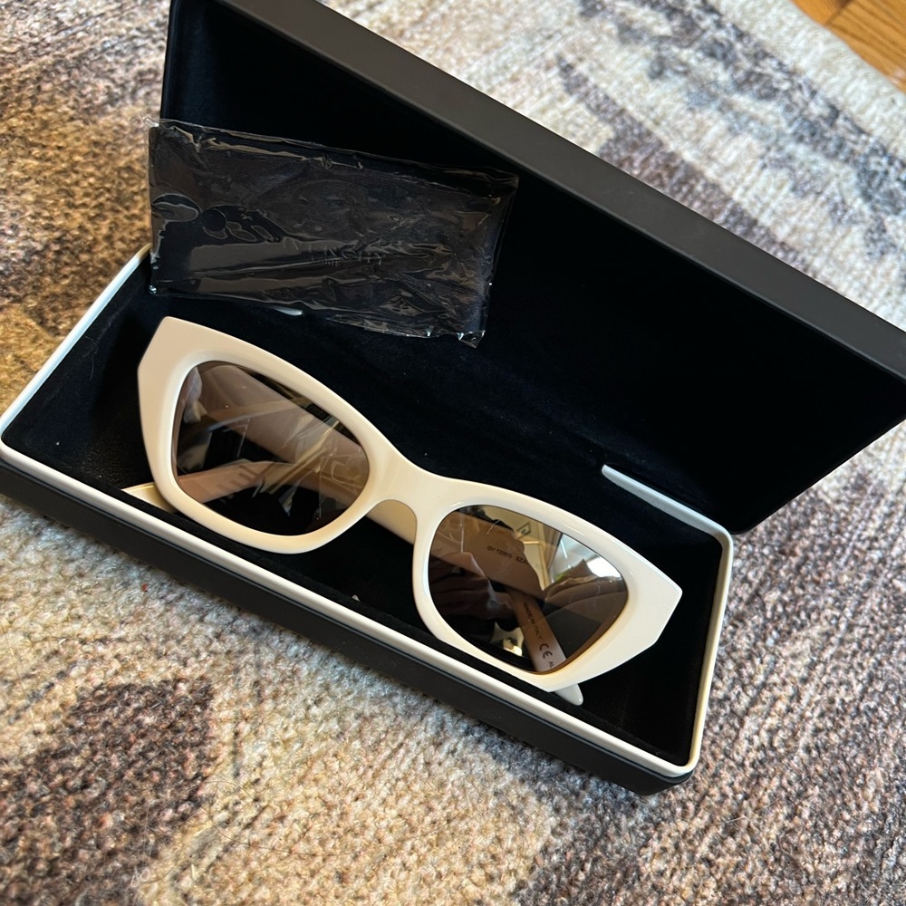 Givenchy ivory 52mm cat eye sunglasses